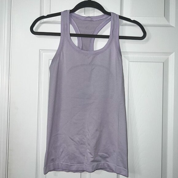 Lululemon Swiftly Tech Racerback 2.0 Light Purple Size 4 - Picture 2 of 5
